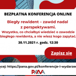 Konferencja edukacyjna online dla studentów: Biegły rewident – zawód nadal z perspektywami!